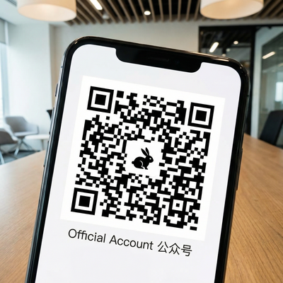 蘑菇视频公众号二维码